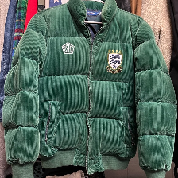 polo sport corduroy puffer jacket ralph lauren